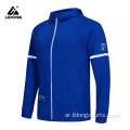 شعار مخصص للجنسين الرياضية الكاملة zip up hoodie